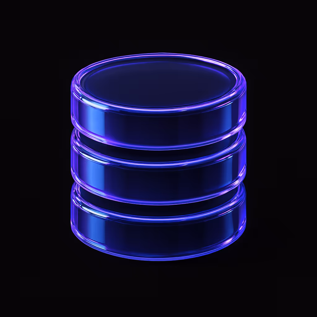 A purple glass database